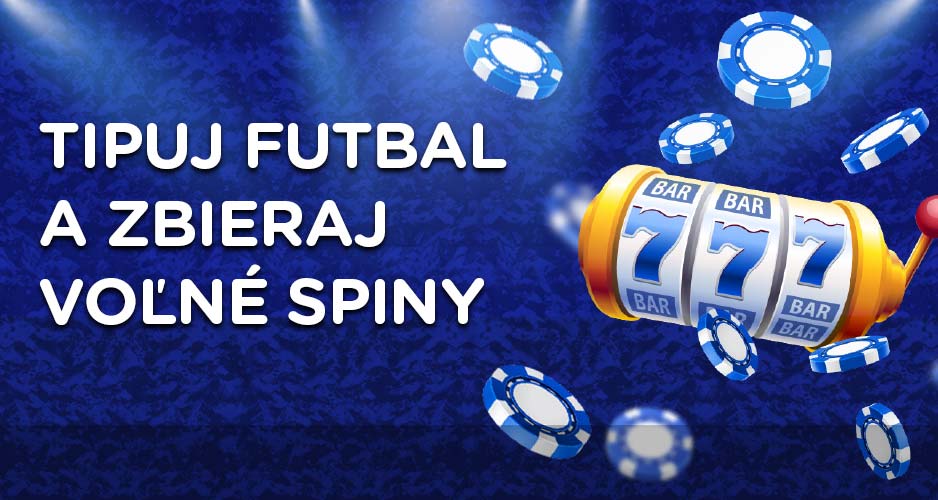 Tipuj futbal a zbieraj voľné spiny