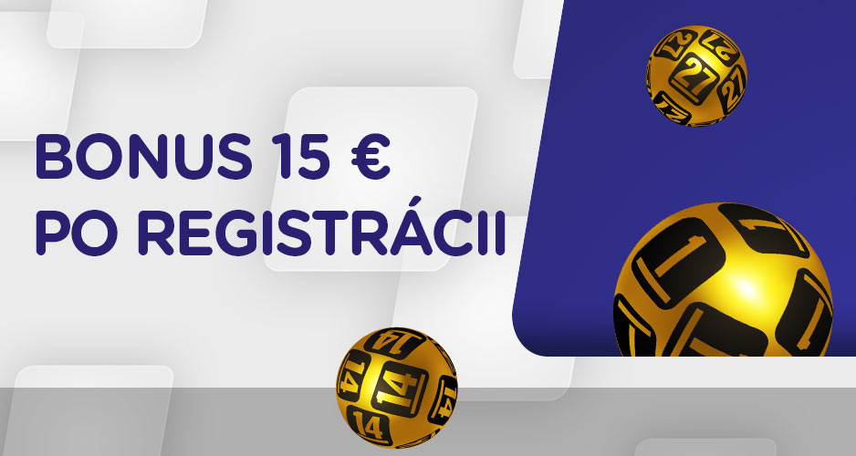 Bonus 15 EUR po registrácii