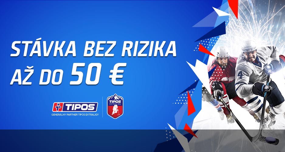 TIPOS Extraliga bez rizika až za 50 €