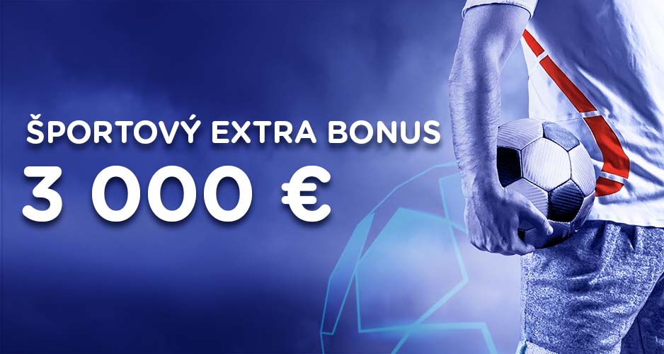 Extra bonus 3 000 €