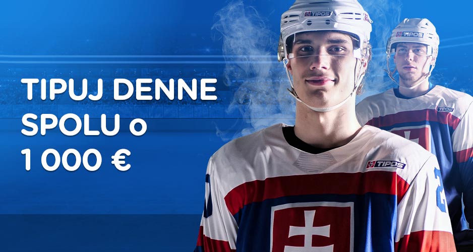 Tipuj MS a hraj denne o bonus spolu až 1 000 eur