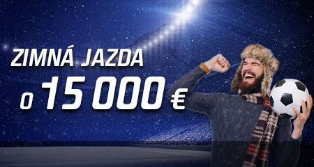 Zimná jazda o 15 000 EUR
