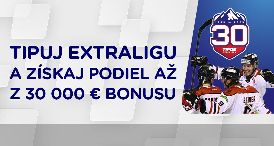 Extraliga bonus 30 000 eur