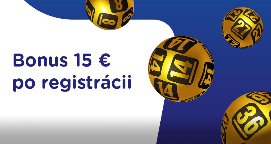 Bonus 15 EUR po registrácii